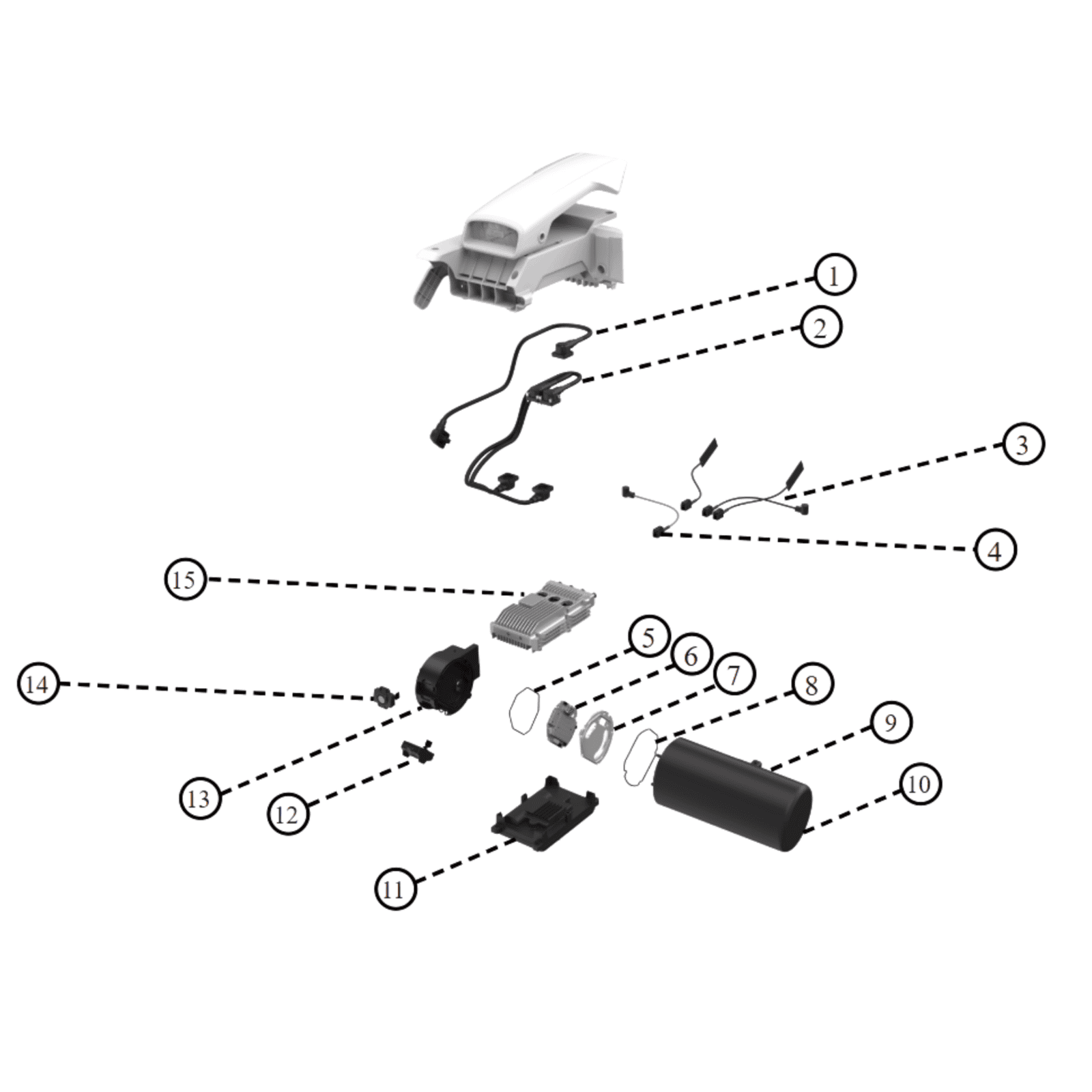 Fuselage Front FC and Sensing Diagram